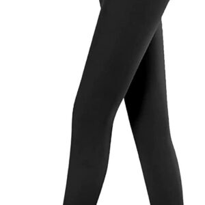 Women’s Thickened Black Silk Leggings One-piece Trousers