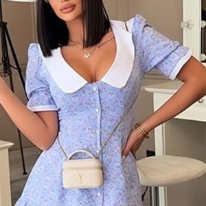 Fashionable, Elegant, Loose-fit Printed Dress