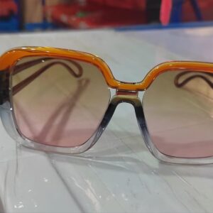 Large frame sunglasses with gradient personality sunglasses