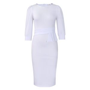 Round Neck Ol Sheath African Dress