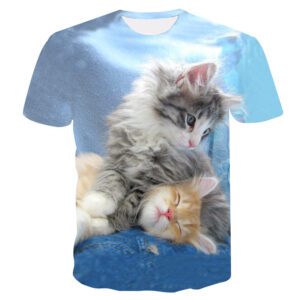 Tee Shirt Maine Coon Blanc Pour Femme Ou Homme
