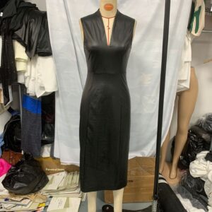 Women’s Solid-color Fashionable And Elegant Figure-hugging Dress