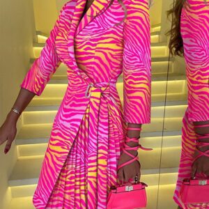 Fashion Personality Bandage Dress Women