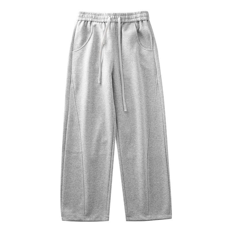 Mens Straight-leg Loose-fit Wide-leg Casual Trousers – Image 7