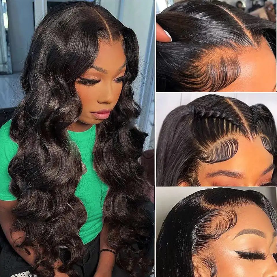 Wig Human Hair Body Wave Lace Front Wigs Wholesale Glueless Hd Lace Frontal Wigs For Black Women – Image 3