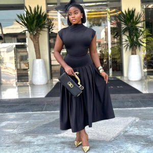 Women’s Solid Color Sleeveless Dress