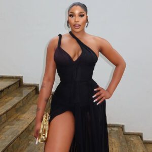 Irregular Skirt Slash Neck Backless Figure-hugging Long Dress