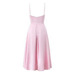 New Springsummer Elegant And Sophisticated Rose-colored Dress