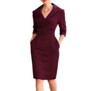 Women’s Waist CinchingFigure Flattering Elegant Dress