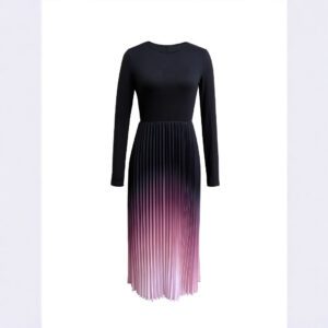 European And American Ombre Dress