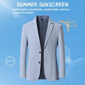 Sun-protective Jacket A Casual Relaxed Outerwear Piece Perfect For Business Commutes