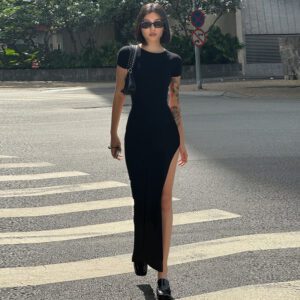 Arrival Fashionable Round-neck Short-sleeve Dress