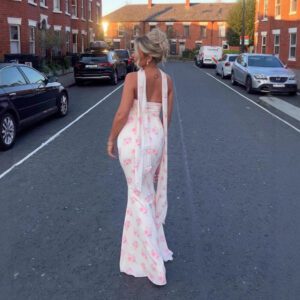 Summer Arrival Sexy Strapless Backless Bodycon Maxi Dress