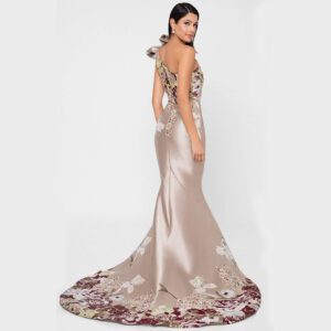 Women’s Clothing Dress Banquet Backless Print Embroidery