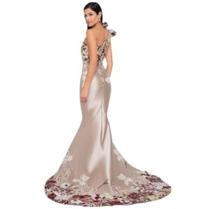 Women’s Clothing Dress Banquet Backless Print Embroidery