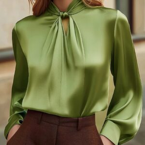 Fashionable And Stylish Hollow-out Long Sleeve Versatile Niche Chic Shirt