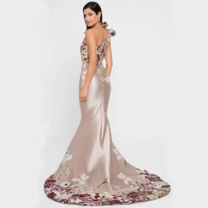 Women’s Clothing Dress Banquet Backless Print Embroidery