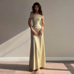 Hot Girl Off-shoulder Party Elegant Dress