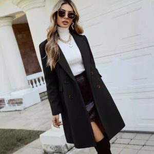 Women’s Woolen Coat Coat Double Breasted Autumn And Winter