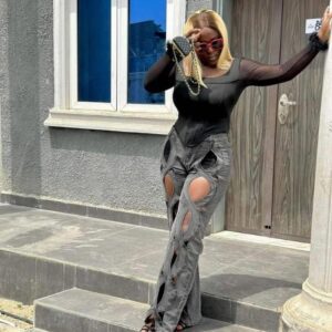 Casual Love Twist Jeans For Women