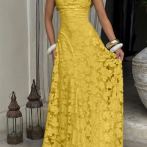 Summer Women’s Sexy Sling Chiffon Elegant Backless Dress