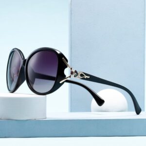 Diamond Metal Hinge Fox Head Women's Fashion Sunglasses