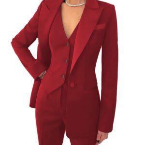 Fashion Casual Women's Three-piece Suit