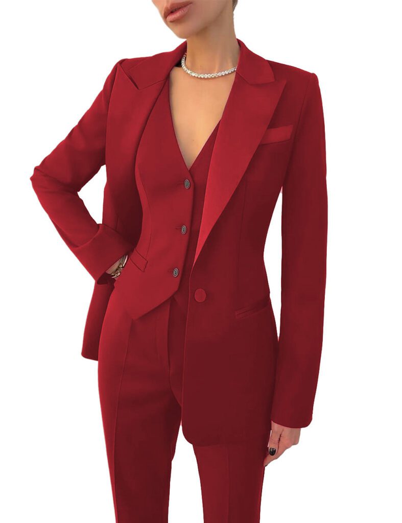 Fashion Casual Women's Three-piece Suit