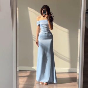 Hot Girl Off-shoulder Party Elegant Dress