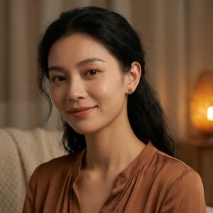 925 Sterling Silver Ornate Gilded Double Vajra Stud Earrings with Vibrant Red Gemstone Accents