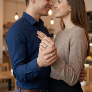 925 Sterling Silver Elegant Wavy Silver Band Adjustable Couple Rings with Sparkling Zirconia Accents